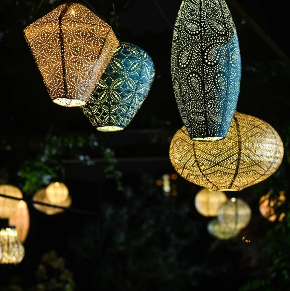 Lampion solarny Round 40 Sage Green