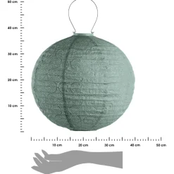 Lampion solarny Round 40 Sage Green