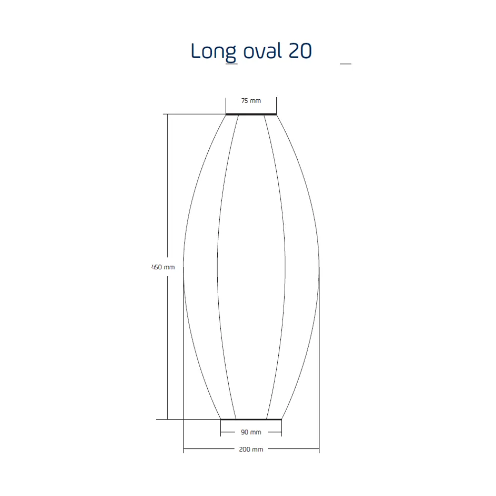 Lampion solarny Long Oval 20 Light Taupe * Lumiz Outlet