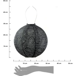 Lampion solarny Round 30 Dark Grey * Lumiz Online