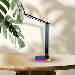 Lampka Biurkowa Bruno Black 5W LED RGB