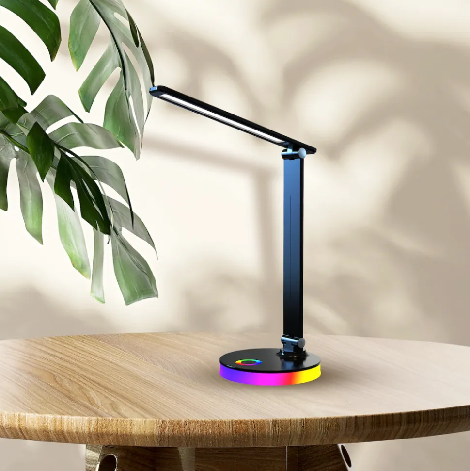 Lampka Biurkowa Bruno Black 5W LED RGB