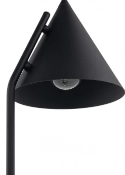 Lampka Biurkowa CONO Czarny Metalowy Klosz 1xE27 49cm