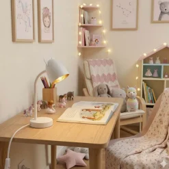 Lampka biurkowa dla dziecka biała