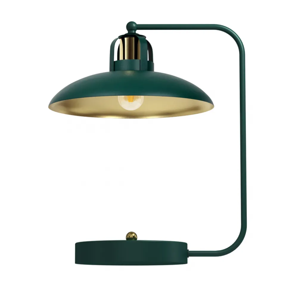 Lampka Biurkowa FELIX Zielony Metalowy Klosz 1xE27 45cm