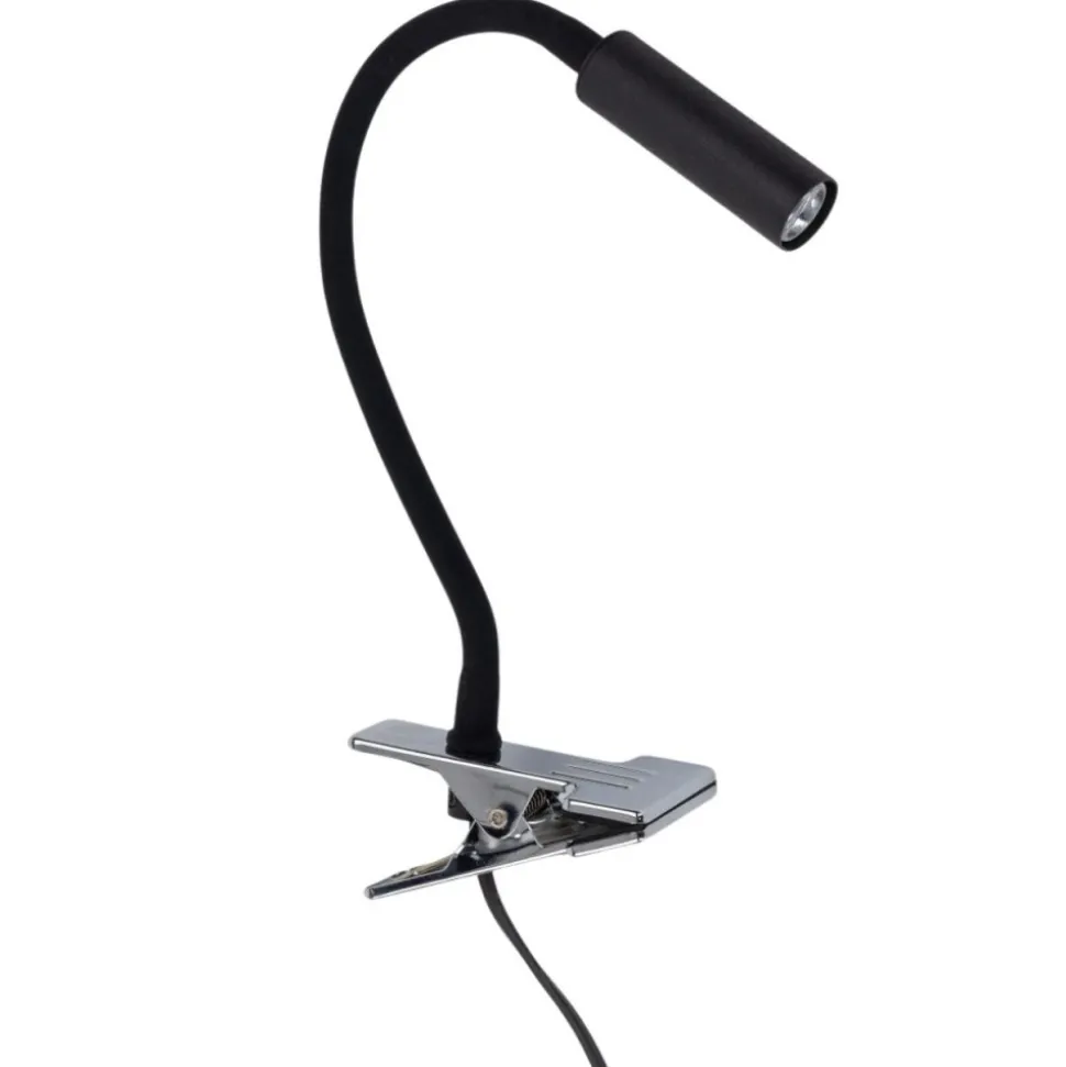 Lampka biurkowa LAGOS czarna 1xG9 na klips