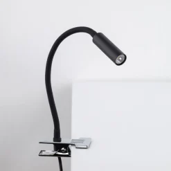 Lampka biurkowa LAGOS czarna 1xG9 na klips