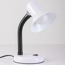 Lampka biurkowa Mentor Biały 1xE27