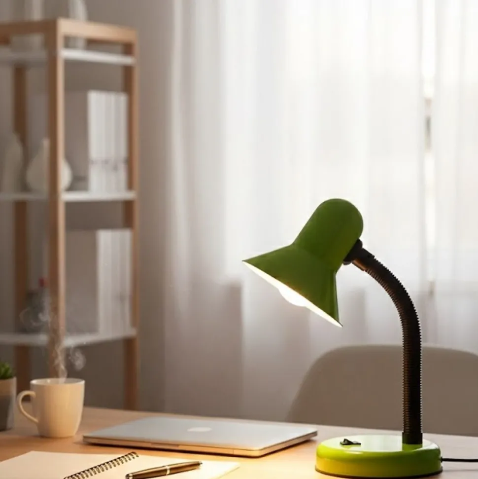 Lampka biurkowa Mentor Zielony 1xE27