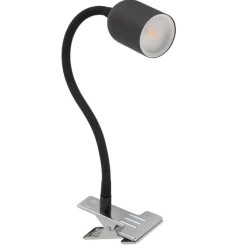 Lampka biurkowa TOP czarna 1xGU10 na klips