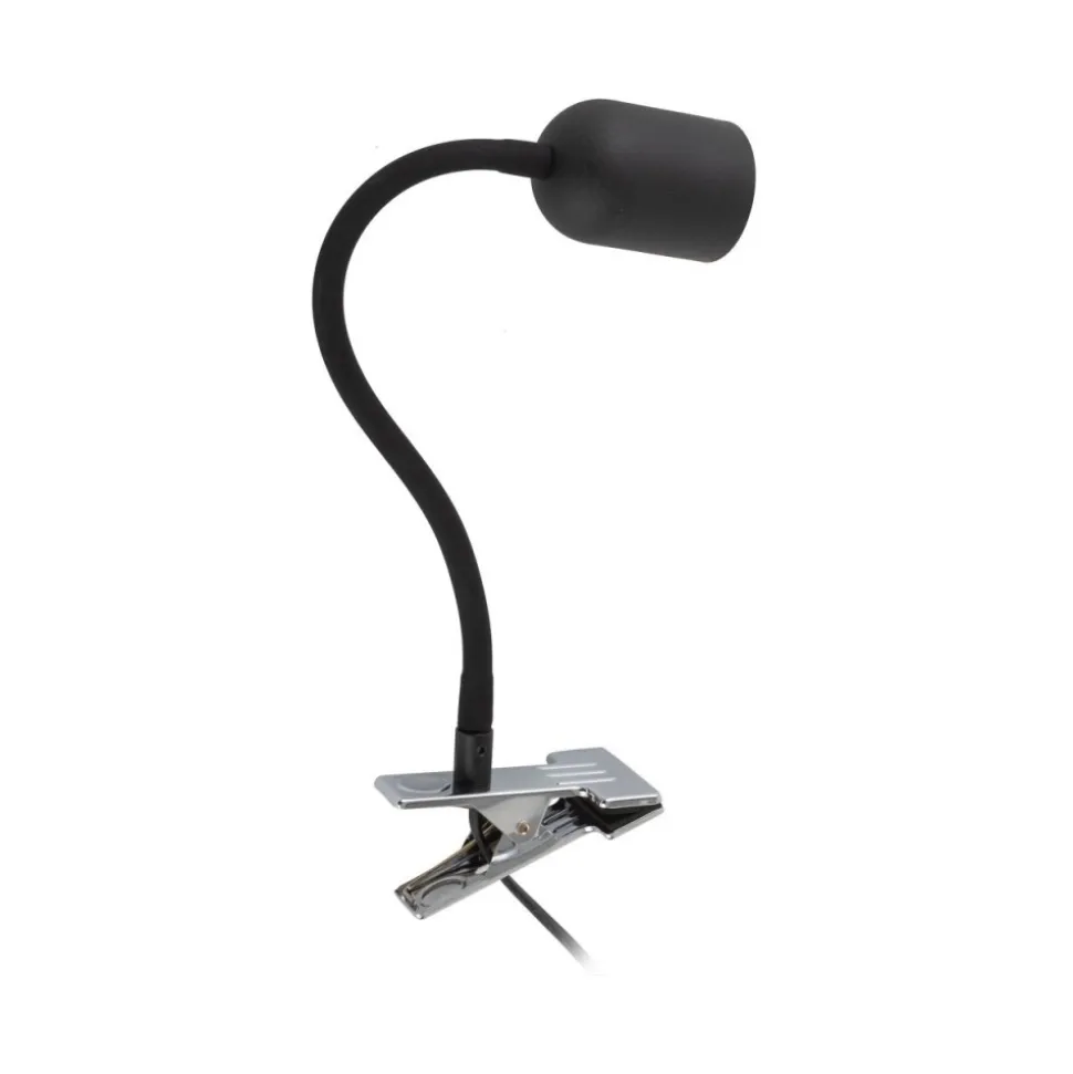 Lampka biurkowa TOP czarna 1xGU10 na klips