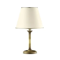 Lampka Nocna CLASSIC Patyna Ecru Abażur 1xE27 44cm