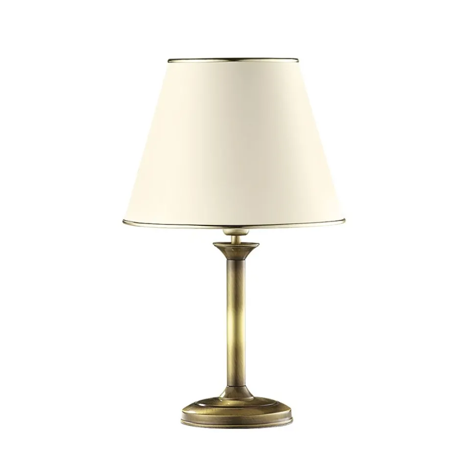 Lampka Nocna CLASSIC Patyna Ecru Abażur 1xE27 44cm