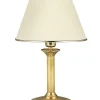Lampka Nocna CLASSIC Złoty Ecru Abażur 1xE27 44cm