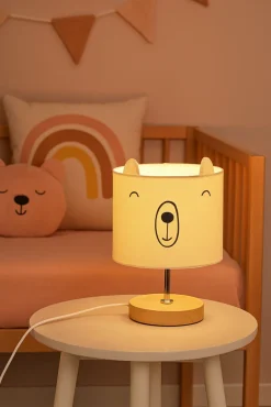 Lampka nocna dla dzieci beż MIŚ