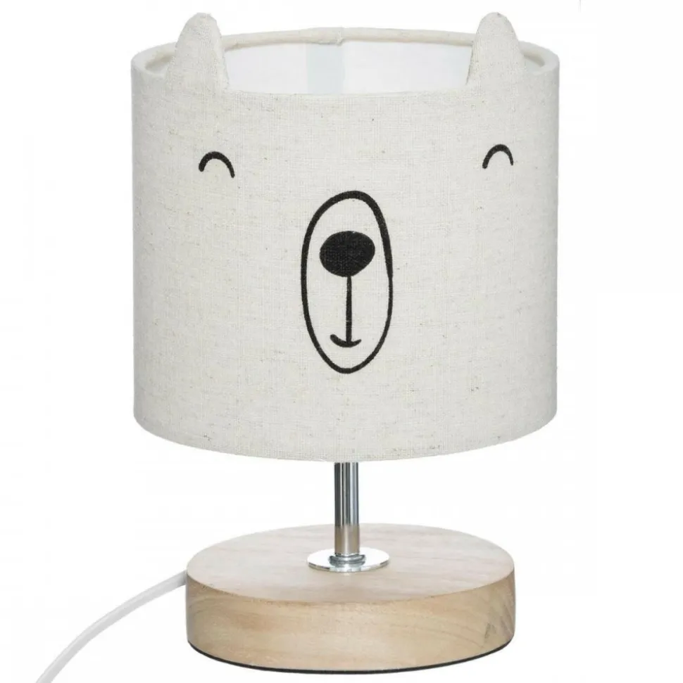Lampka nocna dla dzieci beż MIŚ