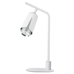 Lampka Nocna FLOWER Biały Srebrny 1xGU10