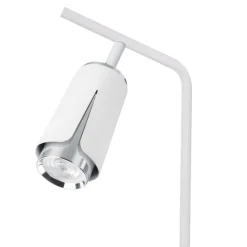 Lampka Nocna FLOWER Biały Srebrny 1xGU10