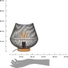 Lampka nocna Jena druciana 28 cm