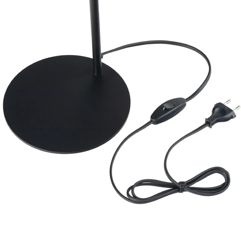 Lampka Nocna LOGAN Czarny 1xGU10 40cm