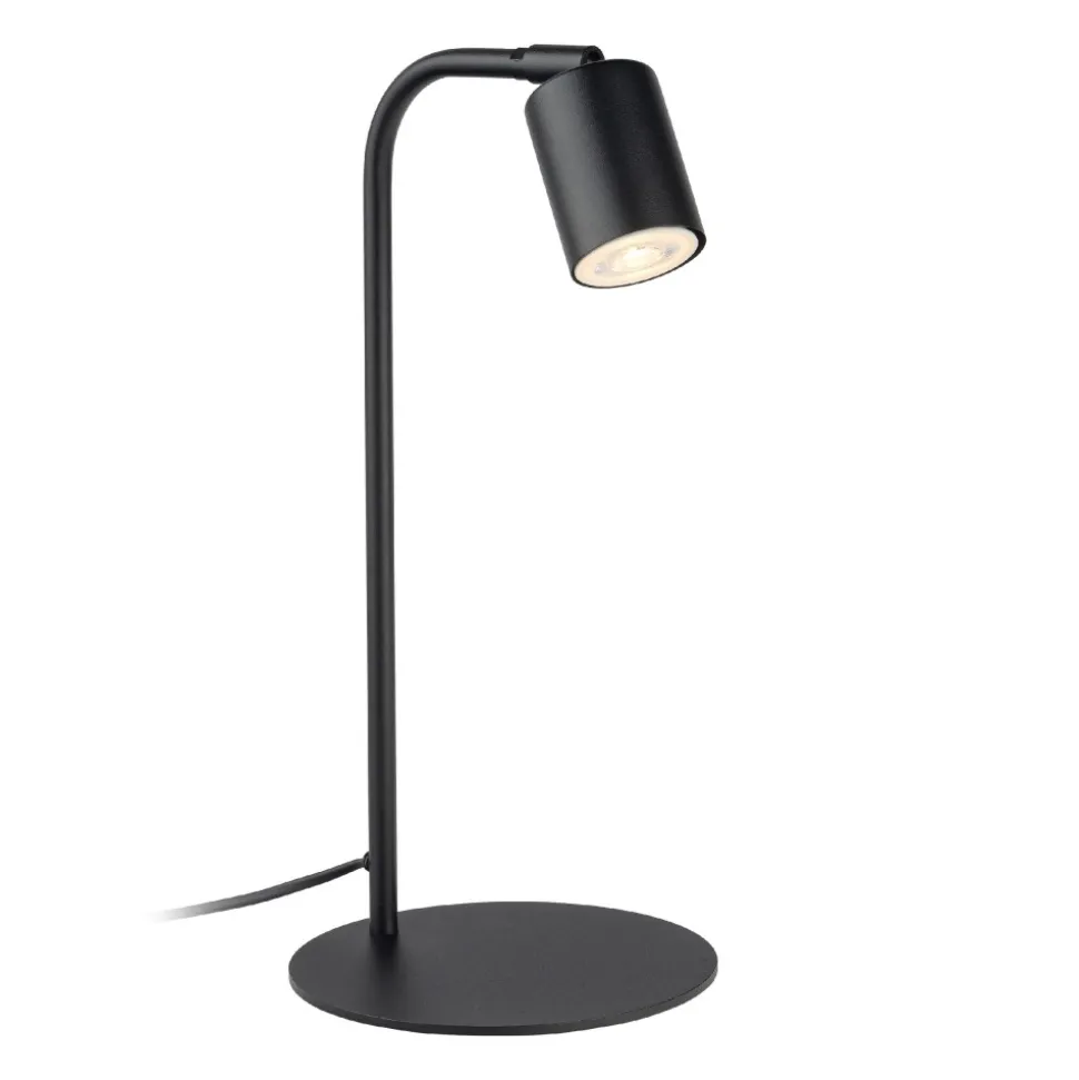 Lampka Nocna LOGAN Czarny 1xGU10 40cm