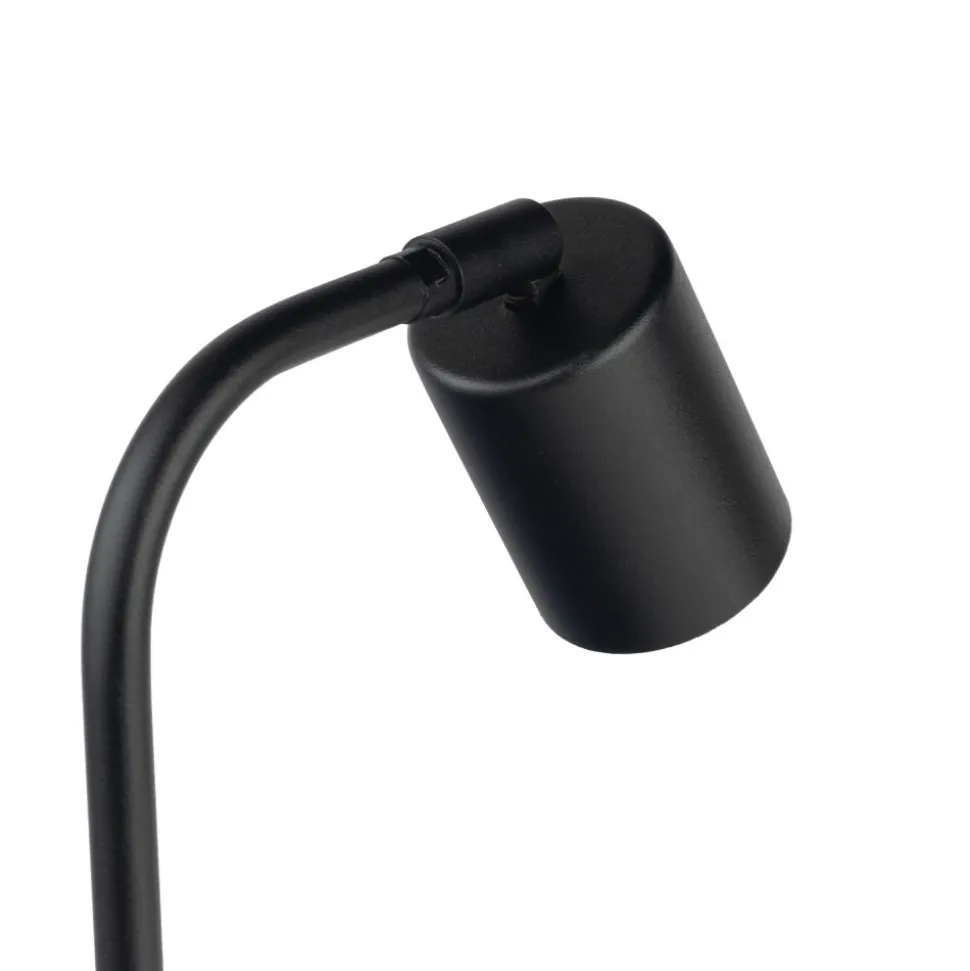 Lampka Nocna LOGAN Czarny 1xGU10 40cm