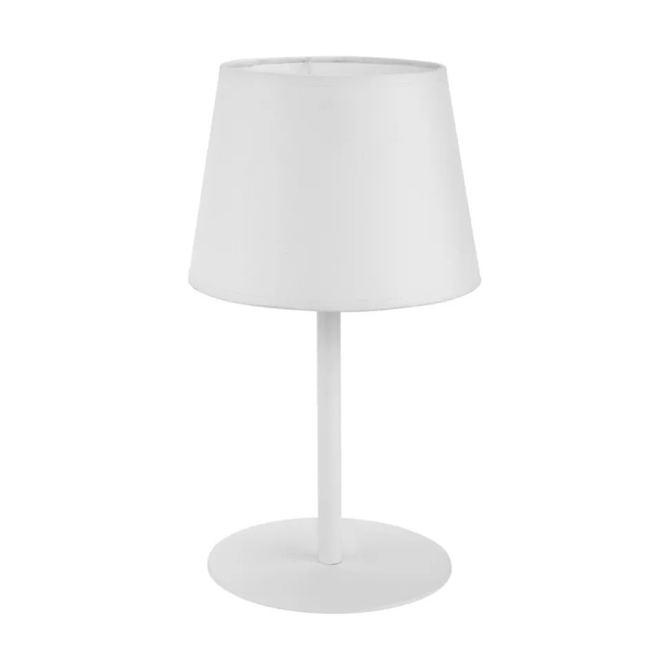 Lampka Nocna MAJA Biały Abażur 36cm