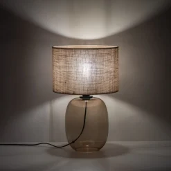 Lampka Nocna MELODY Topaz Juta Boho 48cm