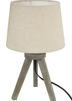 Lampka nocna na trójnogu Aria Beige
