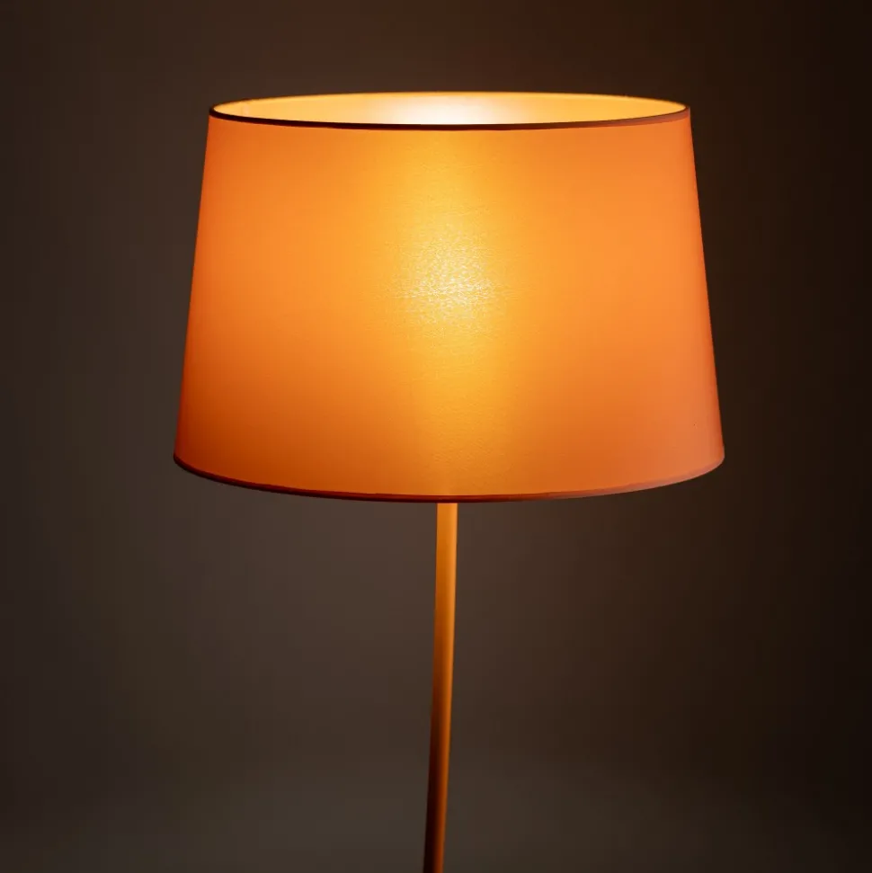 Lampka Nocna NICOLA Pomarańczowy Abażur 1xE27 37cm