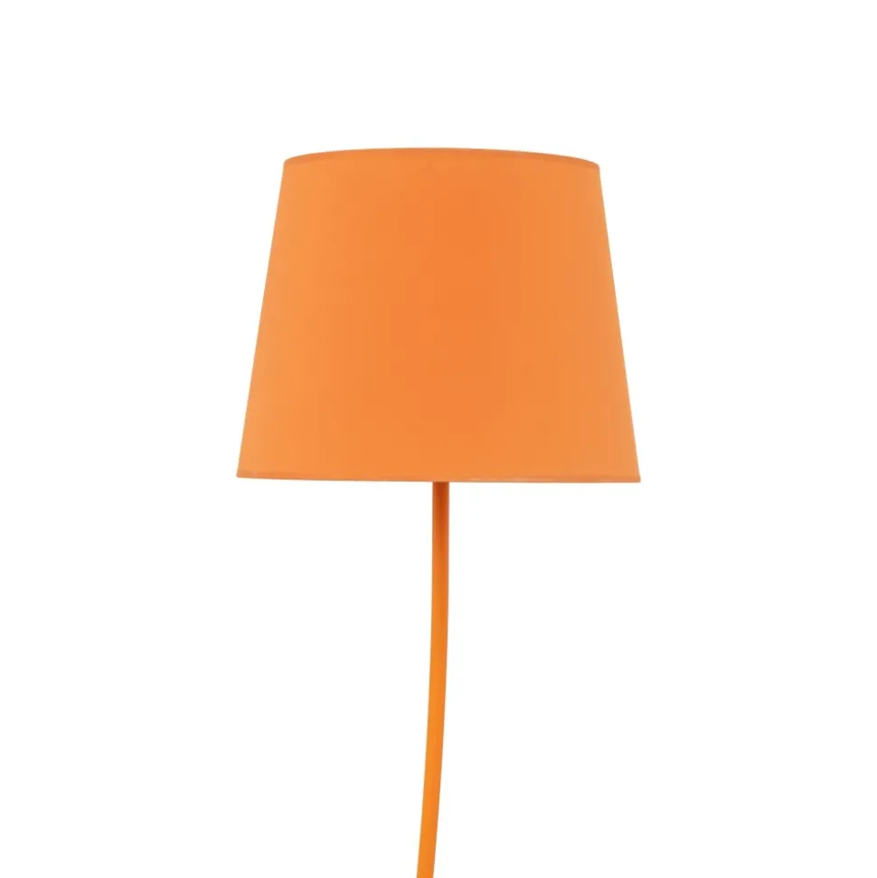 Lampka Nocna NICOLA Pomarańczowy Abażur 1xE27 37cm