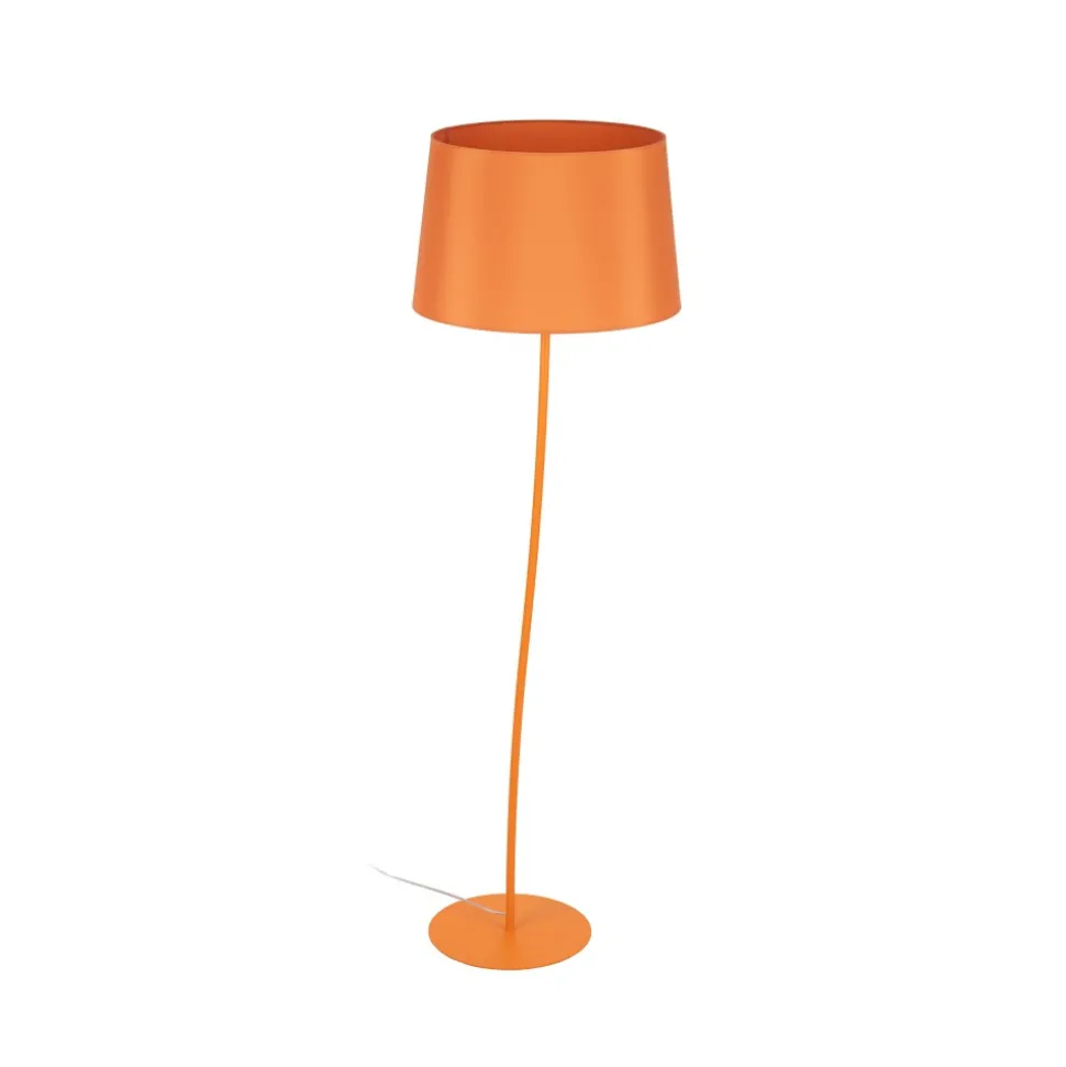 Lampka Nocna NICOLA Pomarańczowy Abażur 1xE27 37cm