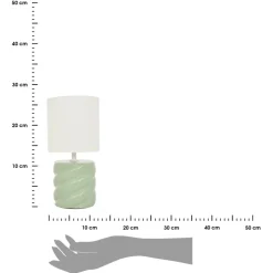 Lampka nocna Noly 27 cm zielona