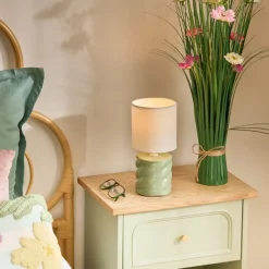Lampka nocna Noly 27 cm zielona