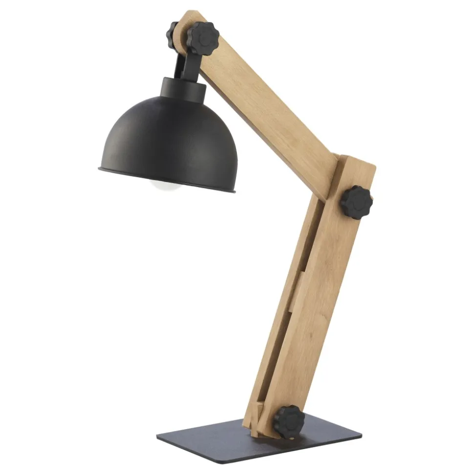 Lampka Nocna OSLO Brązowy Metalowy Klosz 1xE27
