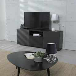 Lampka nocna stołowa Diament biel czerń
