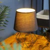 Lampka nocna stołowa Diament czarna