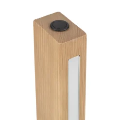 Lampka Nocna TEO Sosna Drewno 36W LED 41cm