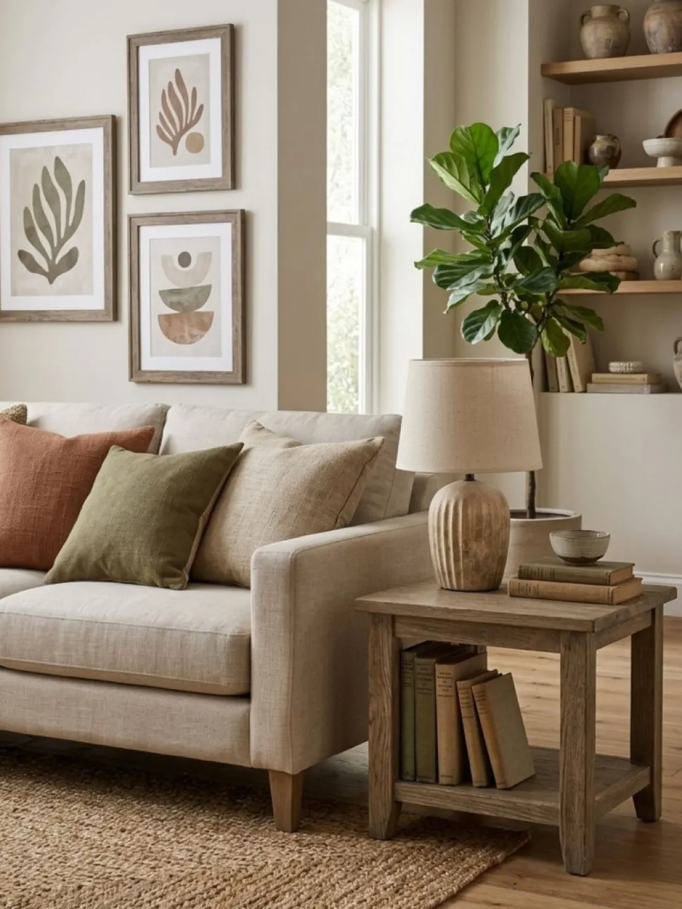 Lampka nocna vintage BOHO 33 cm