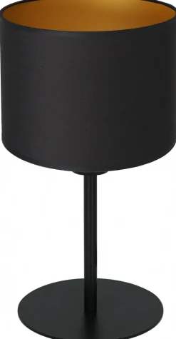 Lampka Stołowa ARDEN Czarny Złoty Abażur 1xE27 34cm
