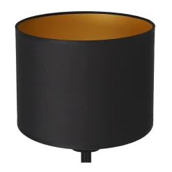 Lampka Stołowa ARDEN Czarny Złoty Abażur 1xE27 34cm