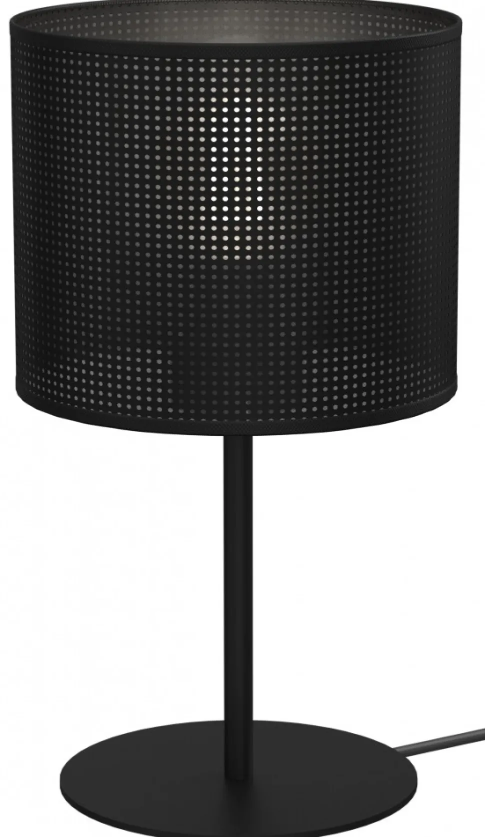 Lampka Stołowa LOFT SHADE Czarny Klosz z Tworzywa 1xE27 34cm