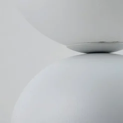 Lampka Stołowa MIKI Biały Szklany Klosz 1xG9 21cm