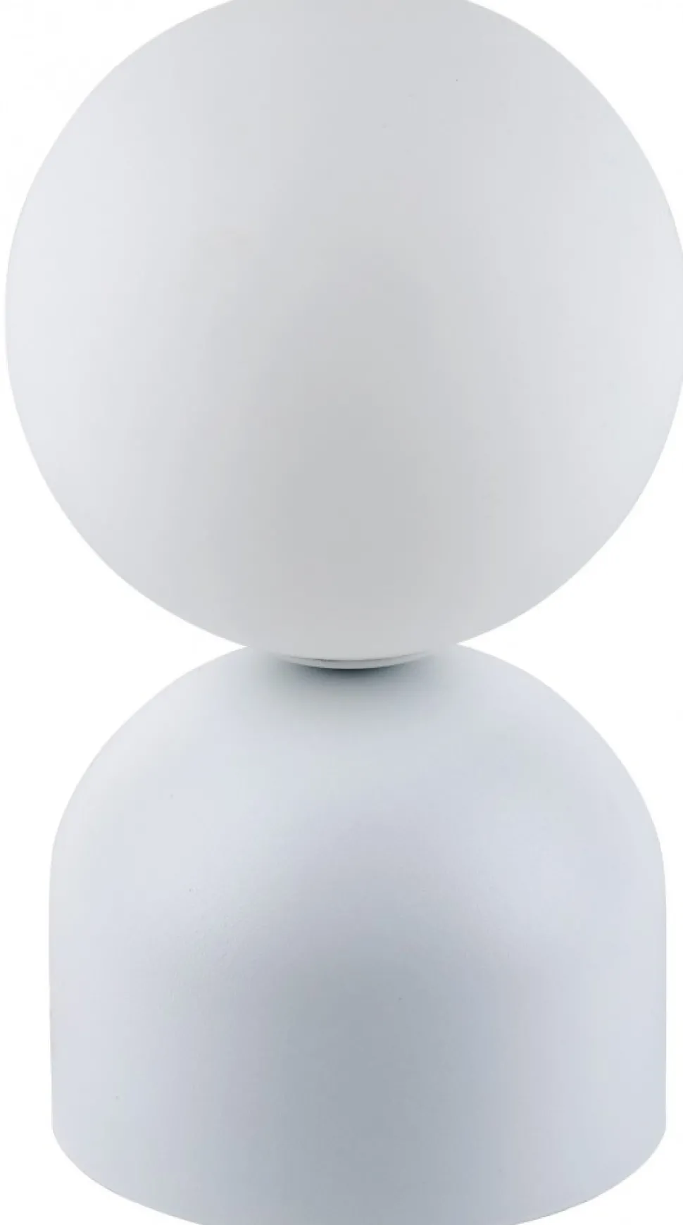 Lampka Stołowa MIKI Biały Szklany Klosz 1xG9 21cm