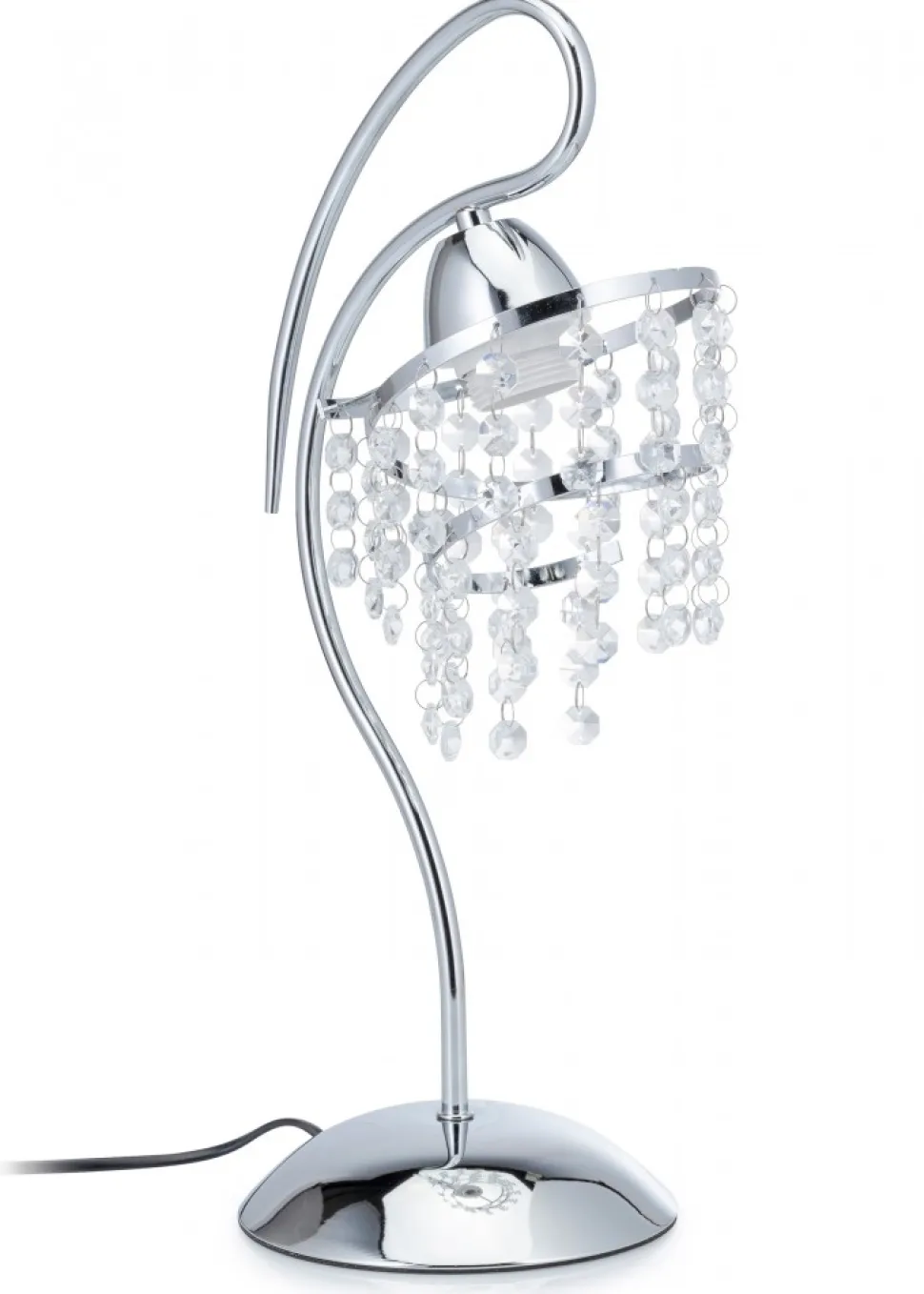 Lampka stołowa z kryształkami Crystal VIII 1xE27