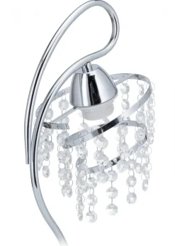 Lampka stołowa z kryształkami Crystal VIII 1xE27