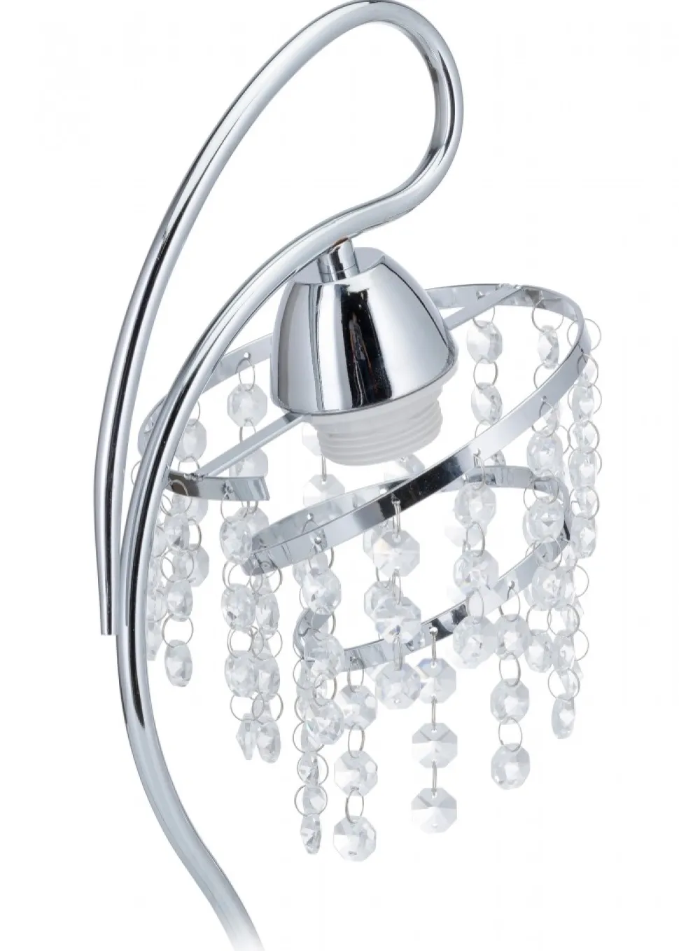 Lampka stołowa z kryształkami Crystal VIII 1xE27
