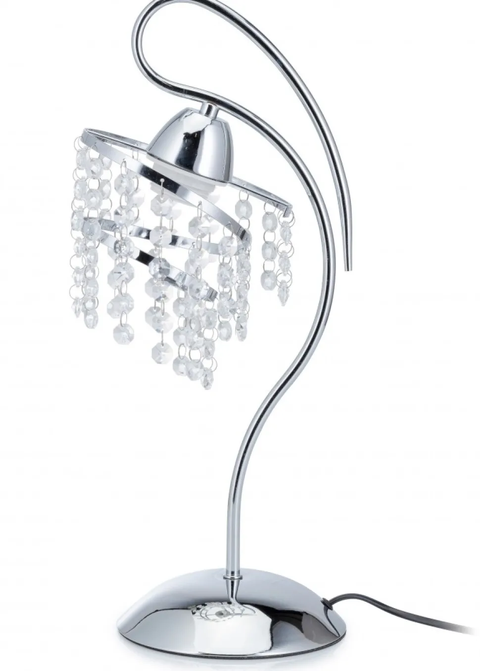 Lampka stołowa z kryształkami Crystal VIII 1xE27