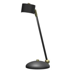 Lampka Biurkowa ARENA Czarny Złoty 1xGX53 40cm * Eko-light