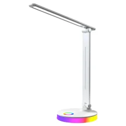 Lampka Biurkowa Bruno White 5W LED RGB * Eko-light New